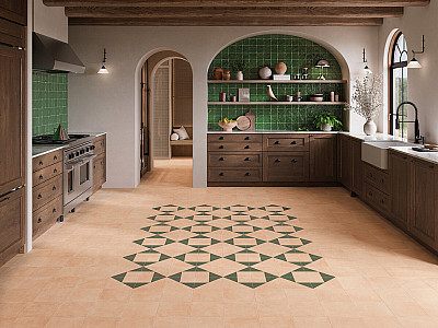 KORA-CLAY-SP-22_KORA-CLAY-DECOR-GREEN-SP-22_HANA-GREEN-12X12_AMB_SZ1
