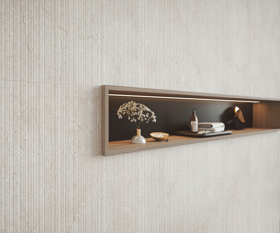 Настенная плитка NUMEN WHITE Wall DEC SP 60X120X1,2 C/R