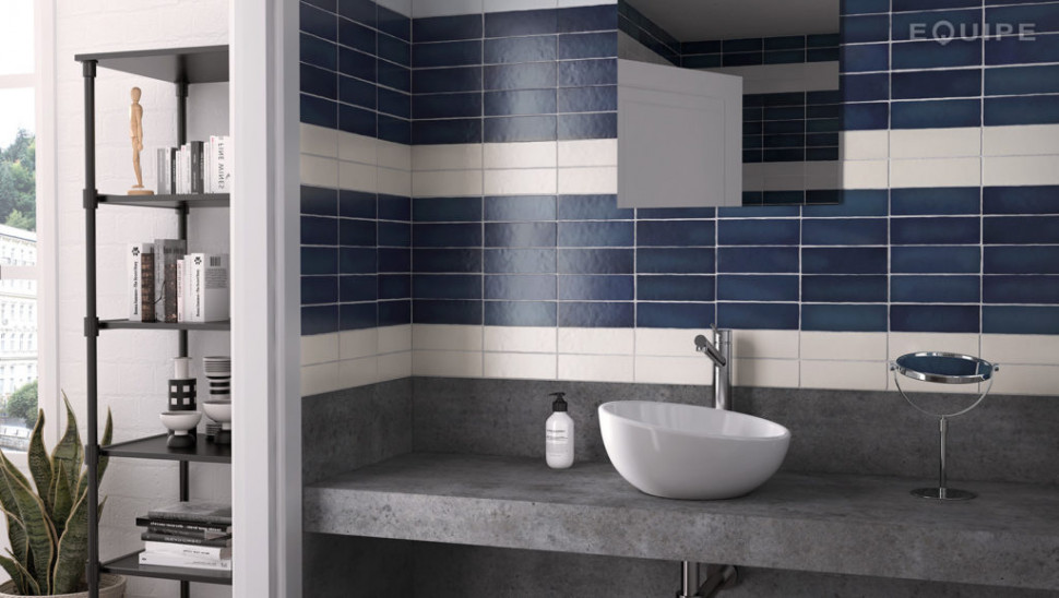 Настенная плитка 24964 MAGMA Sea Blue 6.5x20