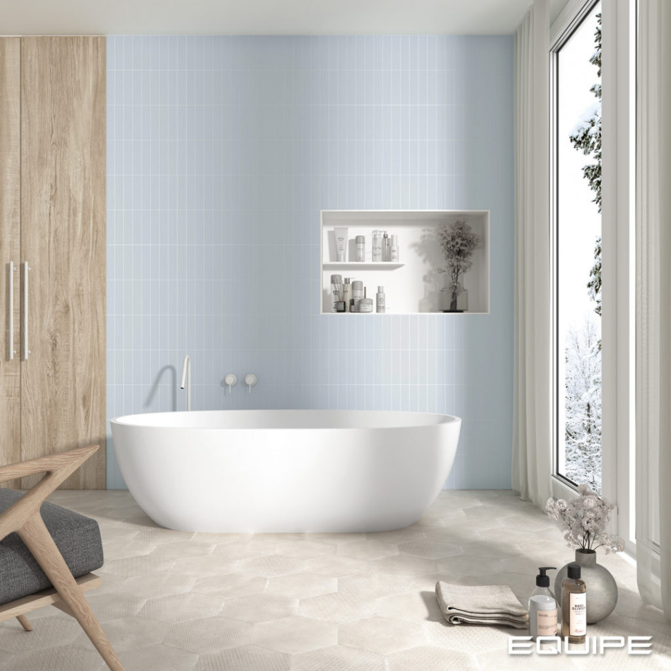 Настенная плитка 28462 COSTA NOVA Baby Blue Matt 5x20