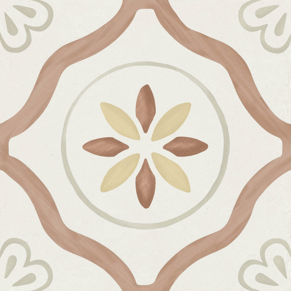 Керамогранит LLEVANT CLAY PETALS LT 22.3х22.3