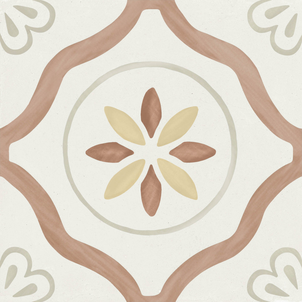 Керамогранит LLEVANT CLAY PETALS LT 22.3х22.3