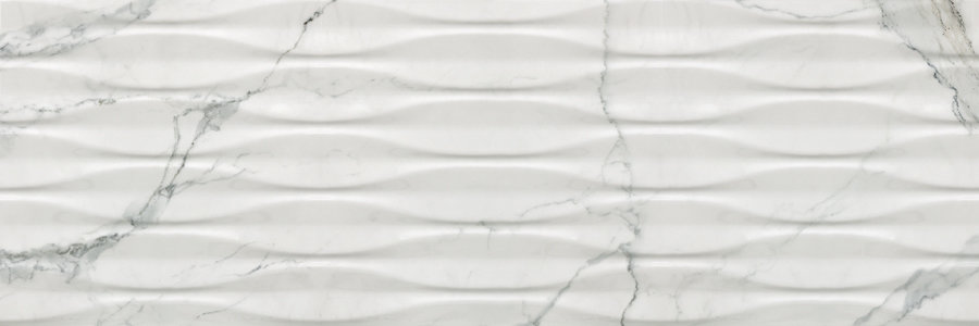 RELIEVE SIGMA STATUARIO BRILLO 30X90 R