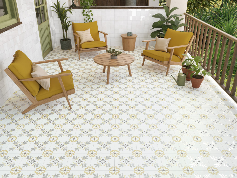 Керамогранит LLEVANT YELLOW GARDEN LT 22.3х22.3