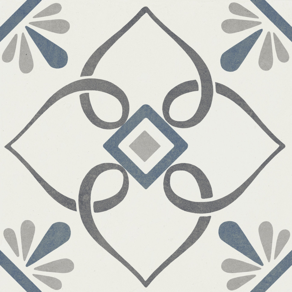 PROVENZA BLUE PETALS 22.3x22.3