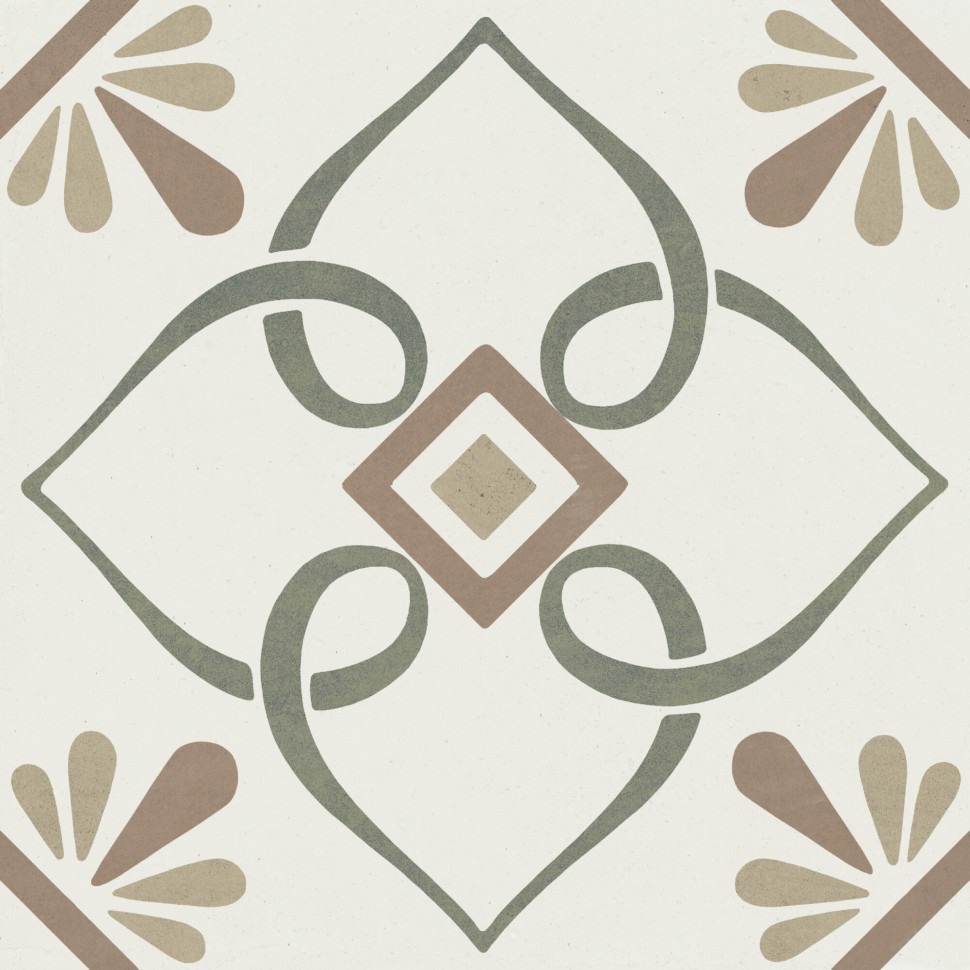 PROVENZA GREEN PETALS 22.3x22.3