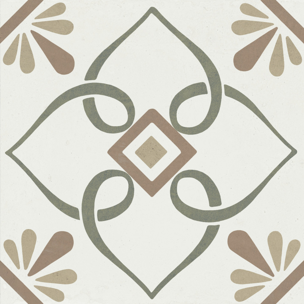 PROVENZA GREEN PETALS 22.3x22.3