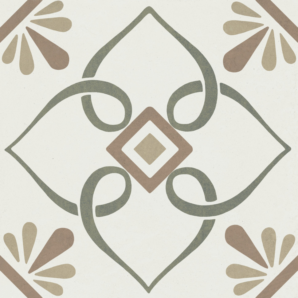 PROVENZA GREEN PETALS 22.3x22.3