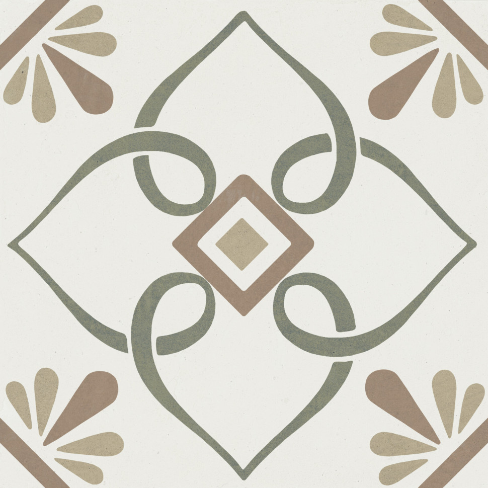 PROVENZA GREEN PETALS 22.3x22.3