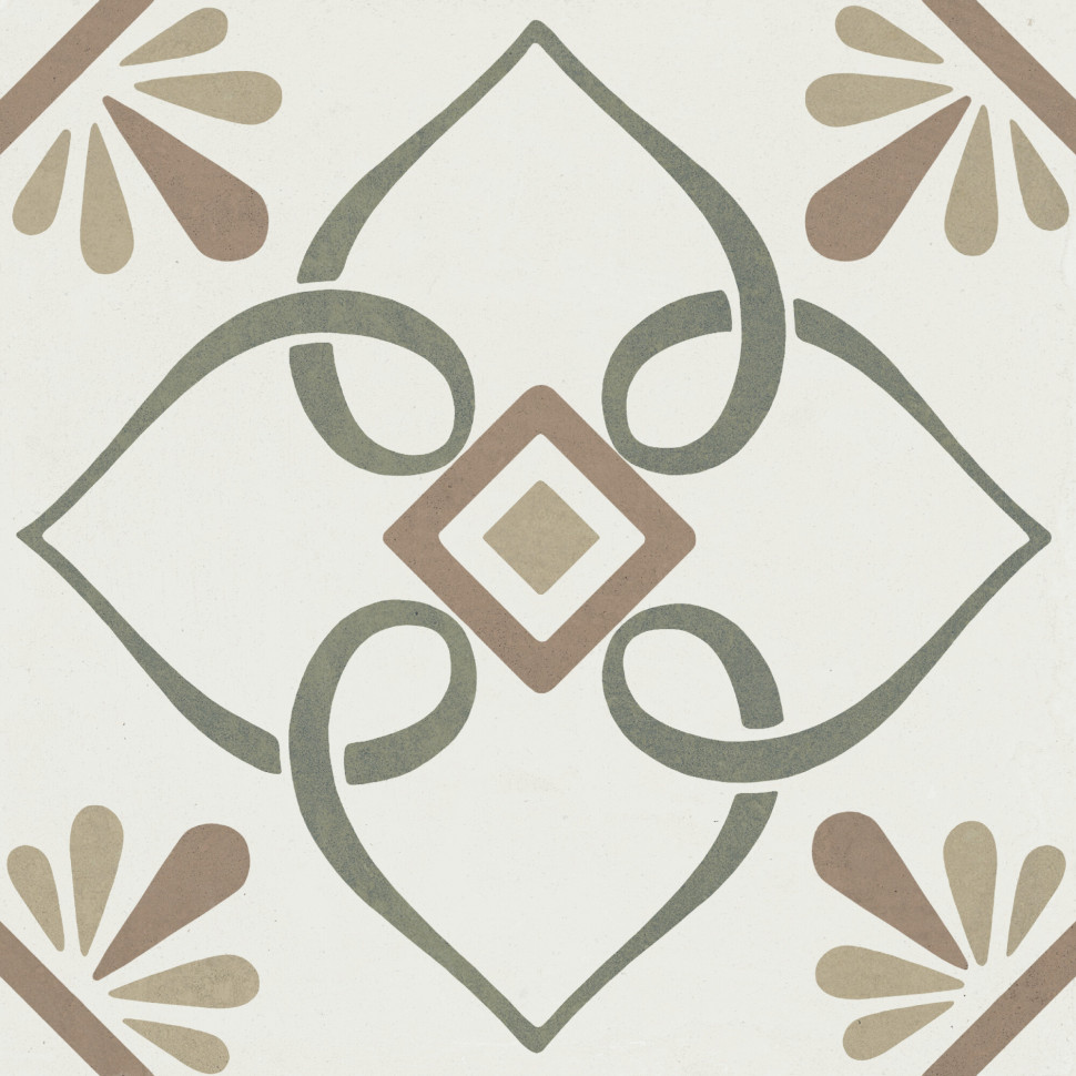 PROVENZA GREEN PETALS 22.3x22.3
