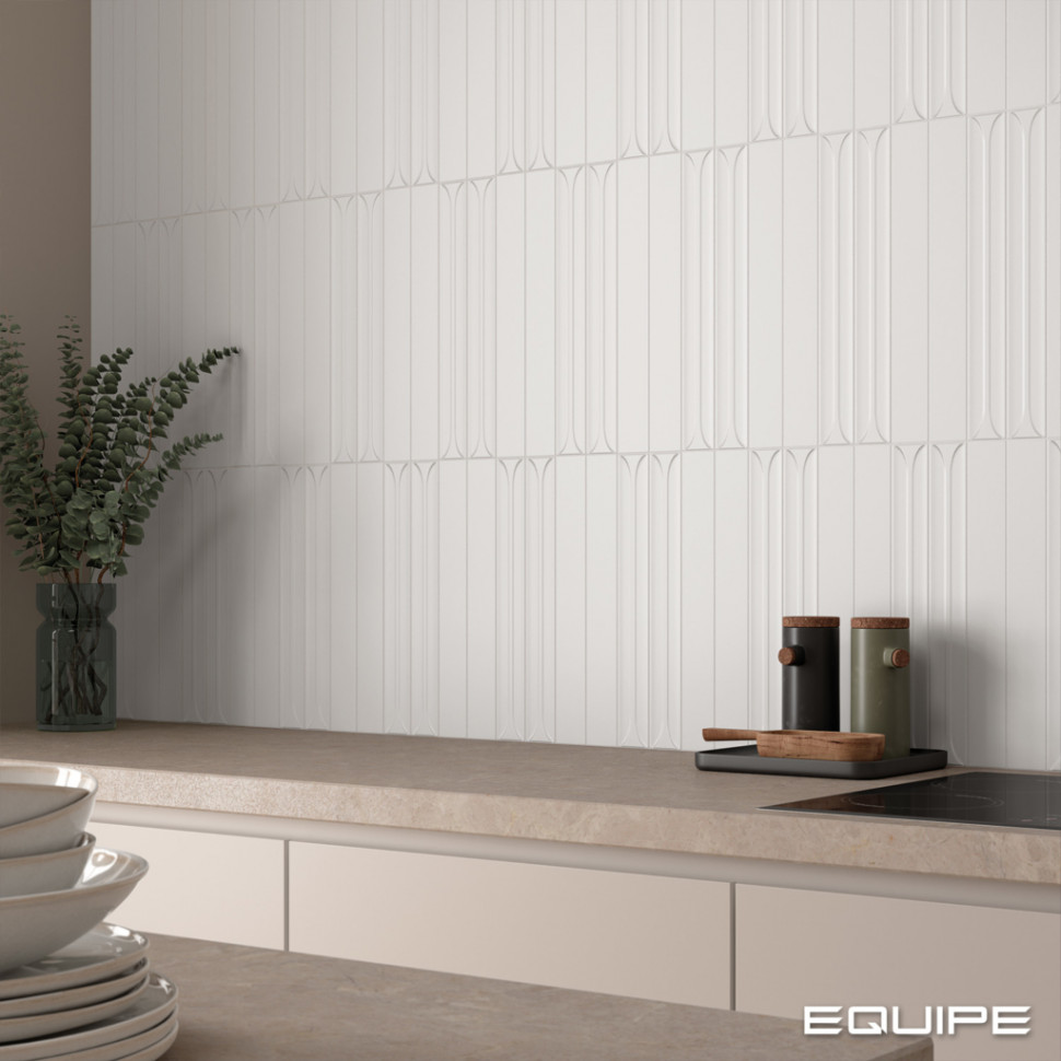 Настенная плитка 31181 HOPP White 5x40